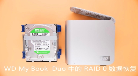 WD My Book  Duo 中的 RAID 0 阵列数据恢复