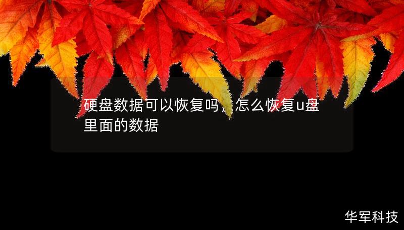 硬盘数据可以恢复吗，怎么恢复u盘里面的数据