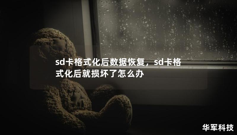 sd卡格式化后数据恢复，sd卡格式化后就损坏了怎么办