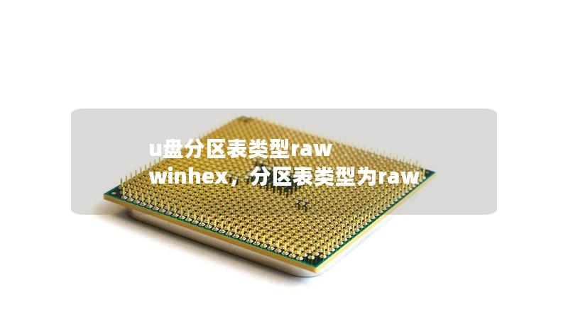 u盘分区表类型raw winhex，分区表类型为raw