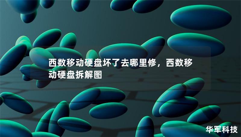 西数移动硬盘坏了去哪里修，西数移动硬盘拆解图