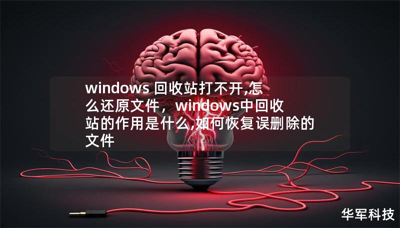 windows 回收站打不开,怎么还原文件，windows中回收站的作用是什么,如何恢复误删除的文件