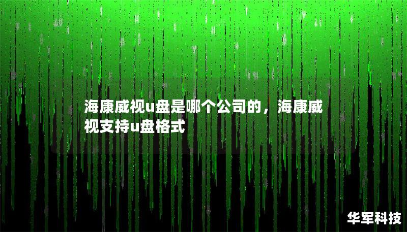 海康威视u盘是哪个公司的，海康威视支持u盘格式