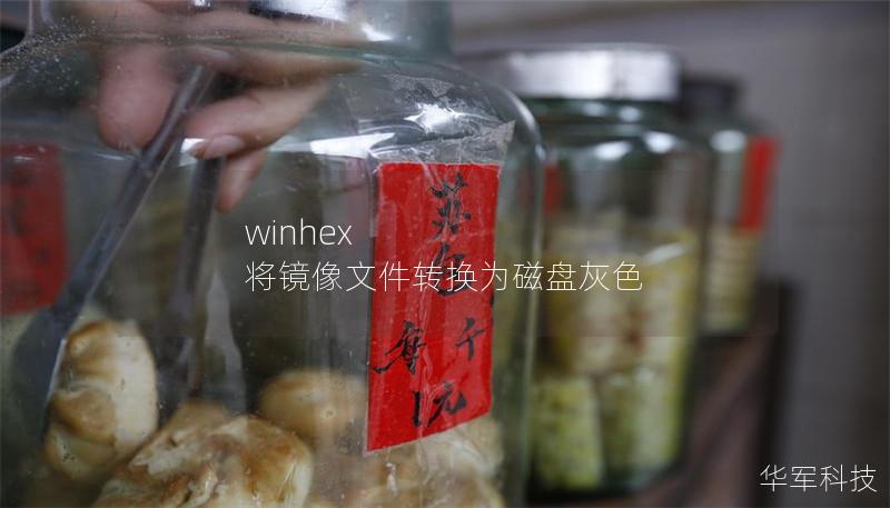 winhex 将镜像文件转换为磁盘灰色