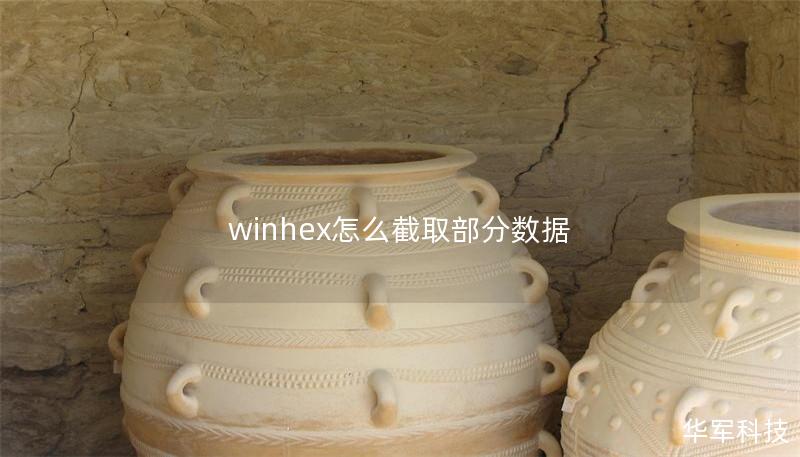 winhex怎么截取部分数据